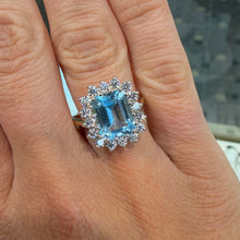 Load image into Gallery viewer, Blue Topaz Ring - Product Code - H296
