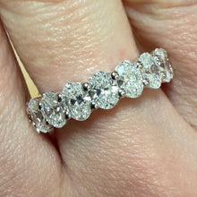 Load image into Gallery viewer, Oval Lab Diamond Band - Product Code - LB48
