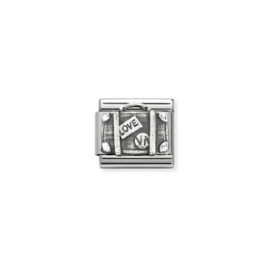 Nomination Composable Classic Link Sterling Silver Suitcase - Product Code - 330101 62