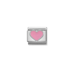 Nomination Composable Classic Link, Pink Heart in Silver & Enamel - Product Code - 330202 18