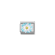Load image into Gallery viewer, Nomination Composable Classic Link, Light Blue Flower - Product Code - 330321 06
