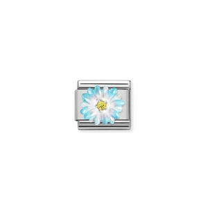 Nomination Composable Classic Link, Light Blue Flower - Product Code - 330321 06