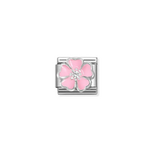 Load image into Gallery viewer, Nomination Composable Classic Link, Silver, Big Pink Flower - Product Code - 330321 14
