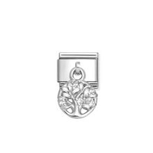 Load image into Gallery viewer, Nomination Composable Classic Link, Pendant Tree of Life, White Stones - Product Code - 331800 27
