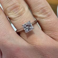 Load image into Gallery viewer, Princess Cut Lab diamond Ring - Product Code - LB7
