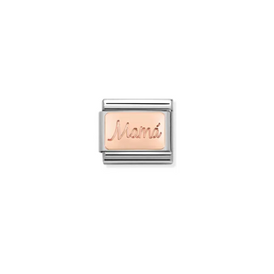 Nomination Composable Classic Link, Mamà, in Rose Gold - Product Code - 430108 09