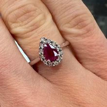 Load image into Gallery viewer, Ruby &amp; Diamond Ring - Product Code - B481
