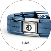 Load image into Gallery viewer, Nomination Classic Starter Bracelet - Metallic Blue Standard Ladies 18 Links &amp; Standard Gents 21 Links

