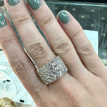 Load image into Gallery viewer, Five Carat Diamond Four Row Diamond Band Ring - Product Code - E619
