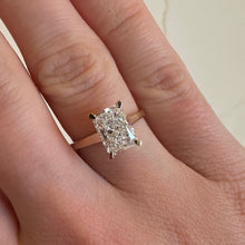 Load image into Gallery viewer, Two Carat Rectangular Lab Grown Diamond Ring - Product Code - LB30
