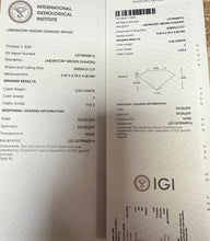 Load image into Gallery viewer, Platinum 3 Carat Lab Diamond Emerald Cut Ring - Product Code - LB31
