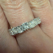 Load image into Gallery viewer, Trillion Cut Lab Diamond Band - Product Code - LB51
