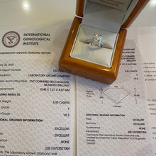 Load image into Gallery viewer, Three Carat Platinum Lab Diamond Ring - Product Code - LB20
