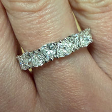 Load image into Gallery viewer, Trillion Cut Lab Diamond Band - Product Code - LB51
