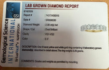 Load image into Gallery viewer, Oval Lab Diamond Band - Product Code - LB48

