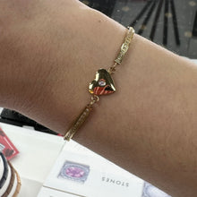 Load image into Gallery viewer, Nomination Gold Coloured Pull through Bracelet
