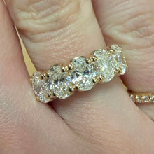 Load image into Gallery viewer, Lab Diamond Oval Band Ring - Product Code - LB47
