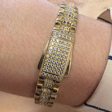 Load image into Gallery viewer, Designer Yellow Gold Stone Set Bracelet - Product Code - C330
