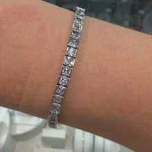 Load image into Gallery viewer, Silver Stone Set Line Bracelet - Product Code - VX564
