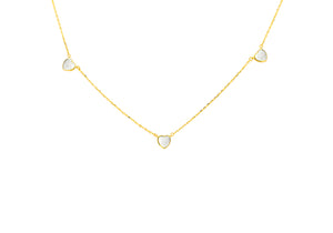 9ct Yellow Gold Mother of Pearl Necklace - Product Code - 1.19.1640