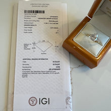 Load image into Gallery viewer, Two Carat Pear &amp; Trillion Shape Lab Diamond Ring - Product Code - L13

