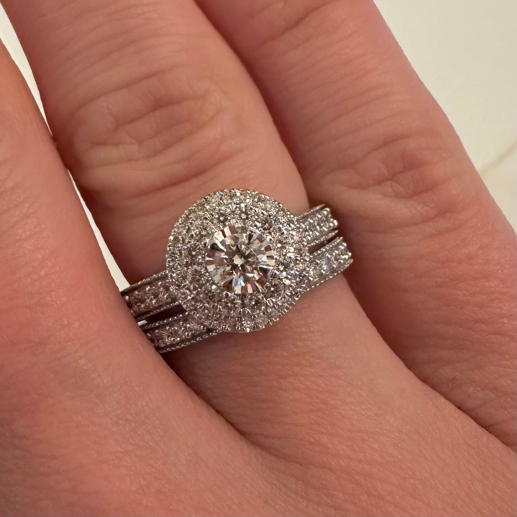 One Carat Diamond Bridal Set - Product Code - G927