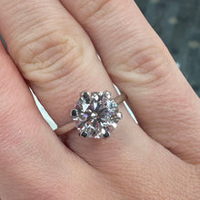 Load image into Gallery viewer, Platinum 3ct Lab Diamond Ring - Product Code - LB26
