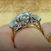 Load image into Gallery viewer, Lab Diamond Trilogy Ring - Product Code - LB44
