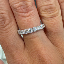 Load image into Gallery viewer, One Carat Lab Diamond Claw Set Band - Product Code - LB45
