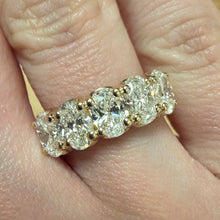 Load image into Gallery viewer, Lab Diamond Oval Band Ring - Product Code - LB47
