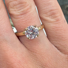 Load image into Gallery viewer, Yellow Gold Stone Set Solitaire Ring - Product Code -H58
