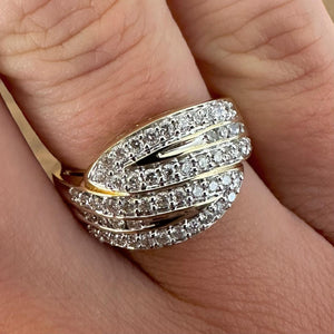 Diamond Designer Band Ring - Product Code - G864