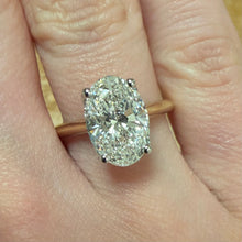 Load image into Gallery viewer, 2.57ct Oval Lab Diamond Ring - Product Code - LB37
