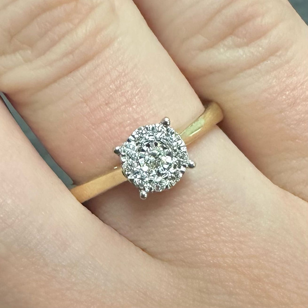 Diamond Yellow Gold Ring - Product Code - G810