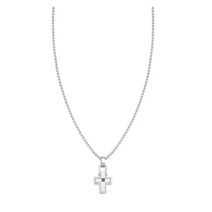 Nomination Manvision Necklace, Cross Pendant with CZ - Product Code - 133005 007