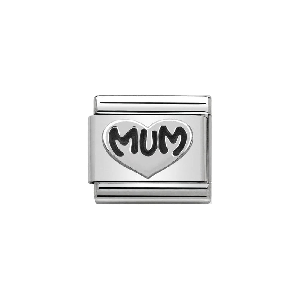 Nomination Composable Classic Steel My Family in Heart Collection | More Family Charms Available | CLICK HERE FOR MORE CHARMS