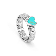 Load image into Gallery viewer, Nomination Extension Stainless Steel Ring - Turquoise Heart - Product Code - 046002 102
