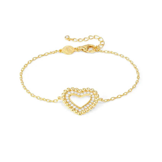 Nomination Lovecloud Bracelet, Heart with CZ - Product Code - 240502 008