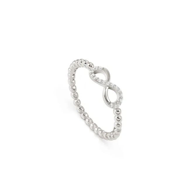 Nomination Lovecloud Ring, Infinity with Stones - Product Code - 240500 006 008