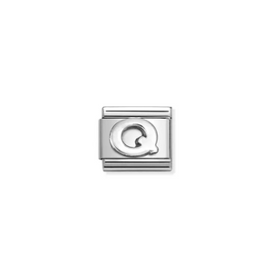 Nomination Composable Silver Initial charms | A - Z Available Here | CLICK HERE FOR ALL LETTERS