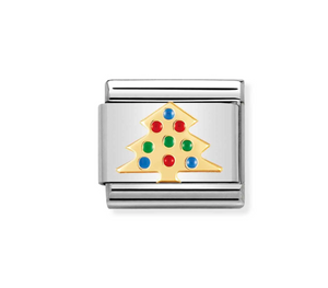 Nomination Gold Christmas Tree Link - Product Code - 030225 03
