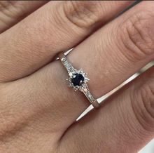 Load image into Gallery viewer, Sapphire &amp; Diamond Ring - Product Code - A341
