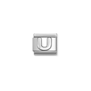 Nomination Composable Silver Initial charms | A - Z Available Here | CLICK HERE FOR ALL LETTERS