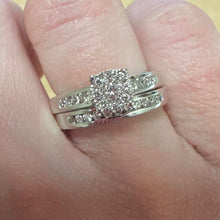 Load image into Gallery viewer, Bridal Set Diamond &amp; White Gold - Product Code - G651
