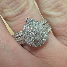 Load image into Gallery viewer, Set of Three Diamond Bridal Set - Product Code - G956

