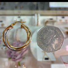 Load image into Gallery viewer, Designer Intertwining Three Colour Earrings - Product Code - VX135

