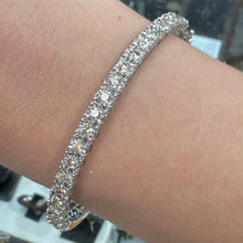 Load image into Gallery viewer, Diamond White Gold Bangle - Product Code - E592
