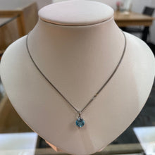 Load image into Gallery viewer, Blue Topaz Pendant &amp; Chain - Product Code - A95
