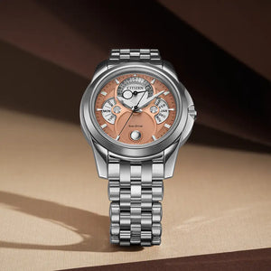 Calendrier Moonphase, Eco Drive Bracelet Watch - Product Code - BU0080-52X
