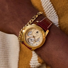 Load image into Gallery viewer, Calendrier Moonphase, Eco Drive Strap Watch - Product Code - BU0082-06P
